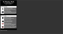 Desktop Screenshot of mplonsky.com